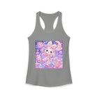 Kawaii Bunny Astronaut Tank Top – Cute Pastel Space Rabbit Graphic Tank | Candycore Galaxy Summer Top | Cutiecore Cosmic Gift