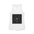 Celestial Moon Phases Tank Top – Lunar Cycle & Full Moon Graphic Tank | Mystical Night Sky Astrology Summer Top | Moon Lover Gift