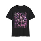Taurus Pastel Goth Girl T-Shirt – Cute Zodiac Astrology Graphic Tee | Celestial Gothic Anime Shirt | Taurus Horoscope Gift