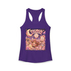 Taurus Kawaii Bull Tank Top – Cute Zodiac Astrology Graphic Tank | Pastel Celestial Fantasy Bull Sleeveless Shirt | Taurus Horoscope Gift