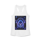Aquarius Celestial Portal Tank Top – Mystical Zodiac Astrology Graphic Sleeveless Shirt | Cosmic Moon & Stars Summer Tank | Aquarius Horoscope Gift