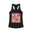 Taurus Kawaii Bull Tank Top – Cute Zodiac Astrology Graphic Tank | Pastel Celestial Fantasy Bull Sleeveless Shirt | Taurus Horoscope Gift