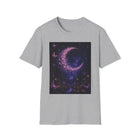 Butterfly Crescent Moon T-Shirt – Pink & Purple Butterfly Lunar Graphic Tee | Whimsical Fairycore Fantasy Shirt | Fairy Dust & Moonbeams Gift