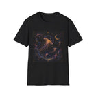 Celestial Jellyfish T-Shirt – Cosmic Moon & Glowing Jellyfish Graphic Tee | Mystical Ocean Fantasy Shirt | Marine Life Lover Gift