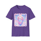 Kawaii Axolotl Milkshake T-Shirt – Cute Pastel Axolotl Dessert Graphic Tee | Sweet Candycore Drink Shirt | Cutiecore Gift