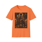 Leo Celestial Sun Priestess T-Shirt – Mystical Zodiac Astrology Graphic Tee | Golden Solar Fantasy Shirt | Leo Horoscope Gift