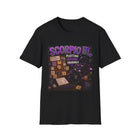 Scorpio Plotting Nothing, Probably T-Shirt – Funny Zodiac Astrology Graphic Tee | Celestial Meme Shirt | Scorpio Horoscope Gift