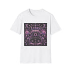Libra Celestial Gothic Crest T-Shirt – Mystical Zodiac Astrology Graphic Tee | Moon & Roses Fantasy Shirt | Libra Horoscope Gift