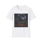 Bonded by Fire T-Shirt – Dragon Fantasy Graphic Tee | Epic Dragon Rider Adventure Shirt | Fangs & Fairy Tales Gift