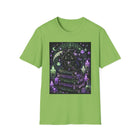 Reaper Kitty Spell Books T-Shirt – Kawaii Pastel Goth Black Cat Tee with Scythe, Potions & Witchy Magic