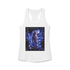 Pisces Celestial Moon Goddess Tank Top – Mystical Zodiac Astrology Graphic Tank | Cosmic Fantasy Water Sign Summer Top | Pisces Horoscope Gift