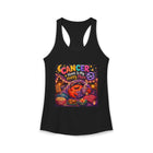 Cancer Home Is My Happy Place Tank Top – Funny Zodiac Crab Graphic Tank | Cozy Astrology Meme Summer Top | Cancer Horoscope Gift