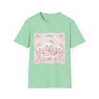 Kawaii Bunny Tea Party T-Shirt – Cute Pastel Rabbit Bubble Tea Graphic Tee | Sweet Tea Time Animal Shirt | Cutiecore Gift