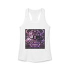 Gemini Celestial Bunny Crest Tank Top – Cute Zodiac Astrology Graphic Tank | Mystical Moon & Stars Rabbit Summer Top | Gemini Horoscope Gift