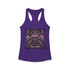 Libra Celestial Gothic Crest Tank Top – Mystical Zodiac Astrology Graphic Tank | Moon & Roses Fantasy Summer Top | Libra Horoscope Gift