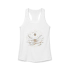 Moonlit Ocean Tank Top – Celestial Sea & Full Moon Graphic Tank | Dreamy Night Sky Coastal Summer Top | Moon Lover Gift