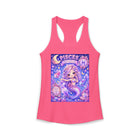 Pisces Kawaii Mermaid Girl Tank Top – Cute Zodiac Astrology Graphic Tank | Pastel Celestial Fantasy Mermaid Summer Top | Pisces Horoscope Gift