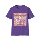 Kawaii Corgi Carousel T-Shirt – Cute Pastel Carnival Dog Graphic Tee | Whimsical Merry-Go-Round Shirt | Cutiecore Gift for Dog Lovers