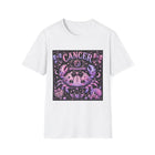 Cancer Kawaii Goth Crab T-Shirt – Cute Zodiac Astrology Graphic Tee | Pastel Gothic Celestial Sea Creature Shirt | Cancer Horoscope Gift