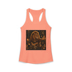 Leo Majestic Celestial Lion Tank Top – Mystical Zodiac Astrology Graphic Tank | Golden Moon Magic Fantasy Summer Top | Leo Horoscope Gift