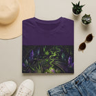 Dragon Hoard T-Shirt – Cannabis and Magic Mushroom Graphic Tee | Psychedelic Crystal Dragon Shirt | Enchanted Haze Gift