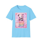 Kawaii Panda Macaron T-Shirt – Cute Pastel Panda Graphic Tee | Sweet Dessert Animal Shirt | Candycore Cutiecore Gift