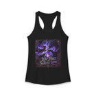 Leap First, Survive Later Tank Top – Dragon Fantasy Graphic Tank | Epic Adventure Quote Summer Top | Fangs & Fairy Tales Gift