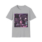 Kawaii Goth Bunny Bakery T-Shirt – Pastel Goth Dessert Shop Tee with Cupcakes, Skulls & Spooky Cute Vibes