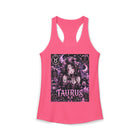 Taurus Pastel Goth Girl Tank Top – Cute Zodiac Astrology Graphic Tank | Celestial Gothic Anime Summer Top | Taurus Horoscope Gift
