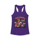 Sagittarius Oops... I Booked Another Trip Tank Top – Funny Zodiac Llama Graphic Tank | Cute Astrology Travel Meme Sleeveless Shirt | Sagittarius Horoscope Gift