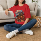 Cozy Book Cottage T-Shirt – Whimsical Reading House Graphic Tee | Fantasy Book Lover Shirt | Literary Gift from The Bookworm’s Hideaway