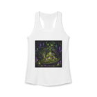 Dragon Hoard Tank Top – Cannabis and Magic Mushroom Graphic Tank | Psychedelic Crystal Dragon Summer Top | Enchanted Haze Gift