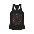 Libra Mystical Balance Witch Tank Top – Celestial Zodiac Astrology Graphic Tank | Moon Magic Fantasy Summer Top | Libra Horoscope Gift