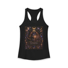 Gemini Mystical Twin Witches Tank Top – Celestial Zodiac Astrology Graphic Tank | Moon Magic Fantasy Summer Top | Gemini Horoscope Gift