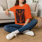 Celestial Phoenix T-Shirt – Fiery Cosmic Bird Graphic Tee | Mystical Rising Phoenix Fantasy Shirt | Moonstruck & Stardusted Gift