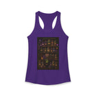 Psychedelic Apothecary Shelf Tank Top – Cannabis and Magic Mushroom Graphic Tank | Trippy Witchy Potion Cabinet Summer Top | Enchanted Haze Gift
