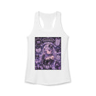 Aquarius Kawaii Goth Girl Tank Top – Cute Zodiac Astrology Graphic Sleeveless Shirt | Pastel Gothic Cosmic Summer Tank | Aquarius Horoscope Gift