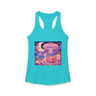 Cancer Kawaii Beach Crab Tank Top – Cute Zodiac Astrology Graphic Tank | Pastel Coastal Celestial Summer Top | Cancer Horoscope Gift