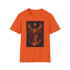 Celestial Phoenix T-Shirt – Fiery Cosmic Bird Graphic Tee | Mystical Rising Phoenix Fantasy Shirt | Moonstruck & Stardusted Gift