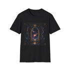 Celestial Portal T-Shirt – Cosmic Moon Archway Graphic Tee | Mystical Galaxy Gateway Fantasy Shirt | Dreamer Gift