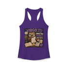 Virgo Correcting Things Since Birth Tank Top – Funny Zodiac Owl Graphic Tank | Cute Astrology Meme Sleeveless Shirt | Virgo Horoscope Gift