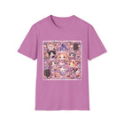 Kawaii Cat Café T-Shirt – Cute Pastel Cats & Bubble Tea Graphic Tee | Cozy Dessert Café Animal Shirt | Cutiecore Gift for Cat Lovers