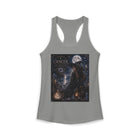 Cancer Moonlit Witch Tank Top – Mystical Zodiac Astrology Graphic Tank | Celestial Coastal Fantasy Summer Top | Cancer Horoscope Gift