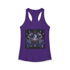 Cancer Celestial Crab Tank Top – Mystical Zodiac Astrology Graphic Tank | Cosmic Moon & Stars Crab Summer Top | Cancer Horoscope Gift