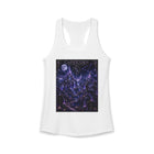 Capricorn Celestial Castle Tank Top – Mystical Zodiac Astrology Graphic Tank | Moonlit Fantasy Landscape Summer Top | Capricorn Horoscope Gift