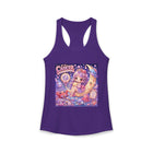Cancer Kawaii Chibi Moon Girl Tank Top – Cute Zodiac Astrology Graphic Tank | Pastel Celestial Anime Summer Top | Cancer Horoscope Gift