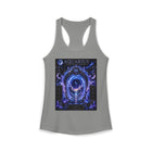 Aquarius Celestial Portal Tank Top – Mystical Zodiac Astrology Graphic Sleeveless Shirt | Cosmic Moon & Stars Summer Tank | Aquarius Horoscope Gift