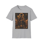 Leo Celestial Sun Priestess T-Shirt – Mystical Zodiac Astrology Graphic Tee | Golden Solar Fantasy Shirt | Leo Horoscope Gift