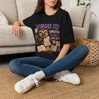 Virgo Correcting Things Since Birth T-Shirt – Funny Zodiac Owl Graphic Tee | Cute Astrology Meme Shirt | Virgo Horoscope Gift