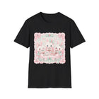 Kawaii Bunny Tea Party T-Shirt – Cute Pastel Rabbit Bubble Tea Graphic Tee | Sweet Tea Time Animal Shirt | Cutiecore Gift
